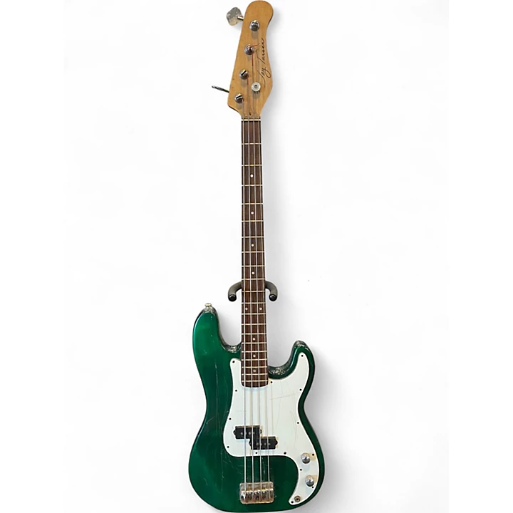 Used Jay Turser P Style Green Electric Bass Guitar