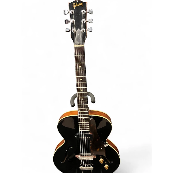 Vintage 1950s Gibson ES125T Ebony Hollow Body Electric Guitar