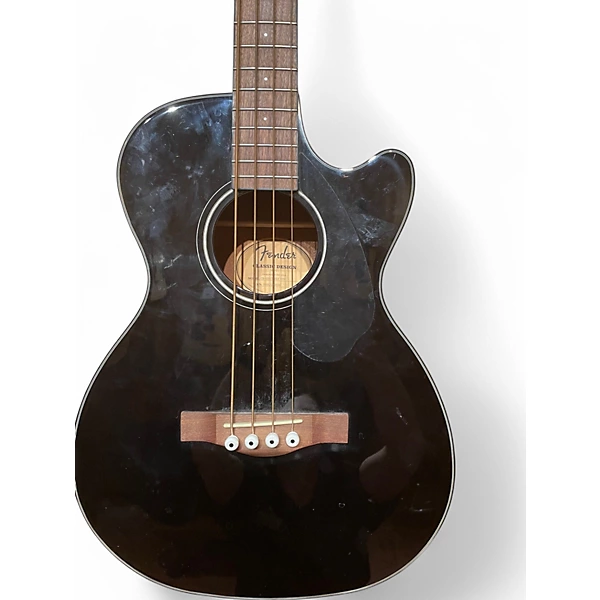 Fender Used Fender CB 60SCE Black Acoustic Bass Guitar