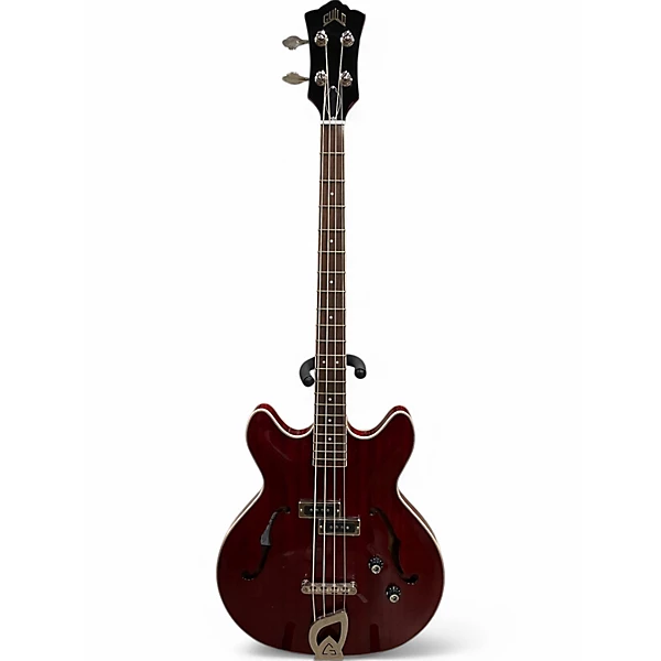 Guild Used Guild SF 1 Cherry Electric Bass Guitar.gc