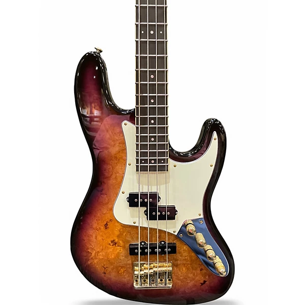 Used Balaguer GOLIATH PURPLE BURST Electric Bass Guitar