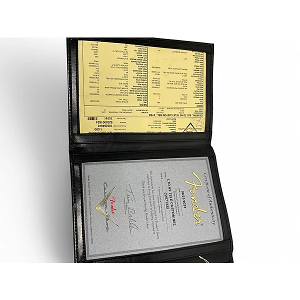 Fender Used 2023 Fender CUSTOM SHOP LTD HS TELE CUSTOM 3 Color Sunburst Solid Body Electric Guitar.gc