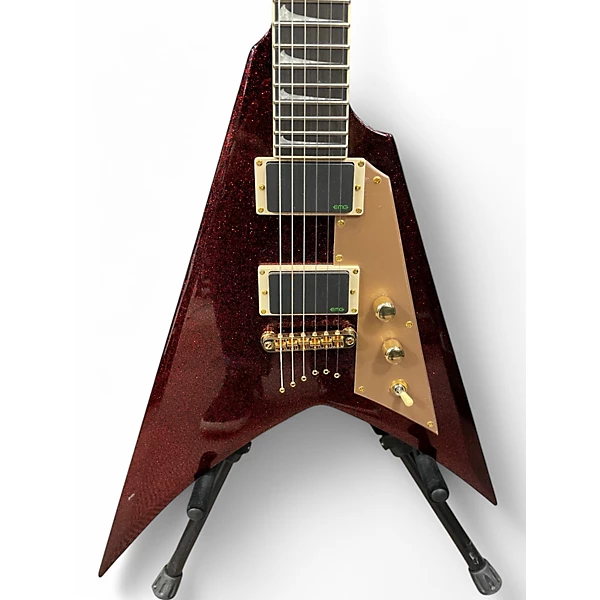 Used ESP LTD LKH25 Kirk Hammett Signature Red Solid Body Electric Guitar