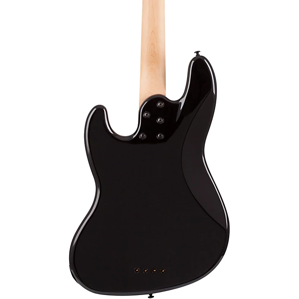 Schecter Guitar Research J 4 Rosewood Fingerboard Electric Bass Gloss Black Black Pickguard