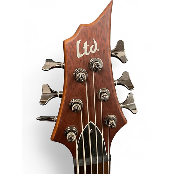 Used ESP LTD D6 6 String Mahogany Electric Bass Guitar