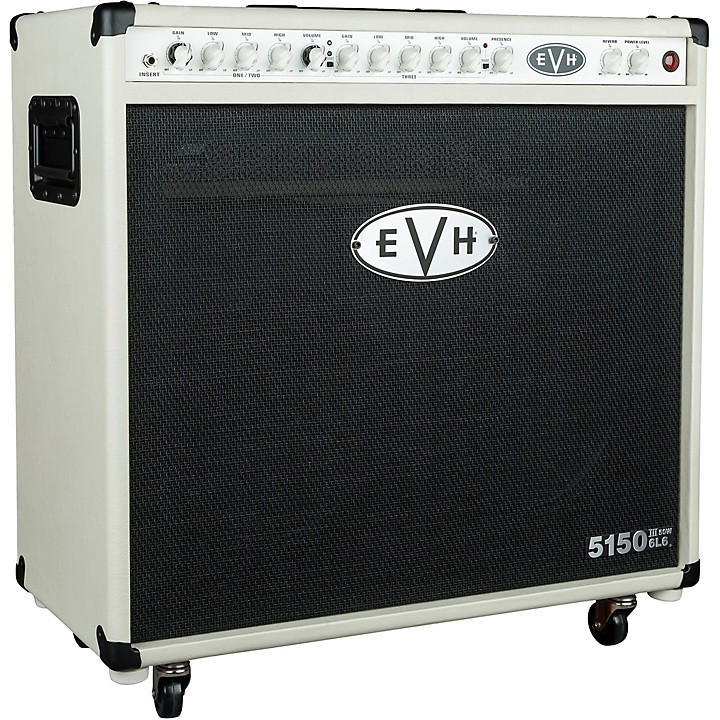 EVH 5150III 50W 2x12 6L6 Tube Guitar Combo Amp Level 1 Ivory K76897004002000.gc