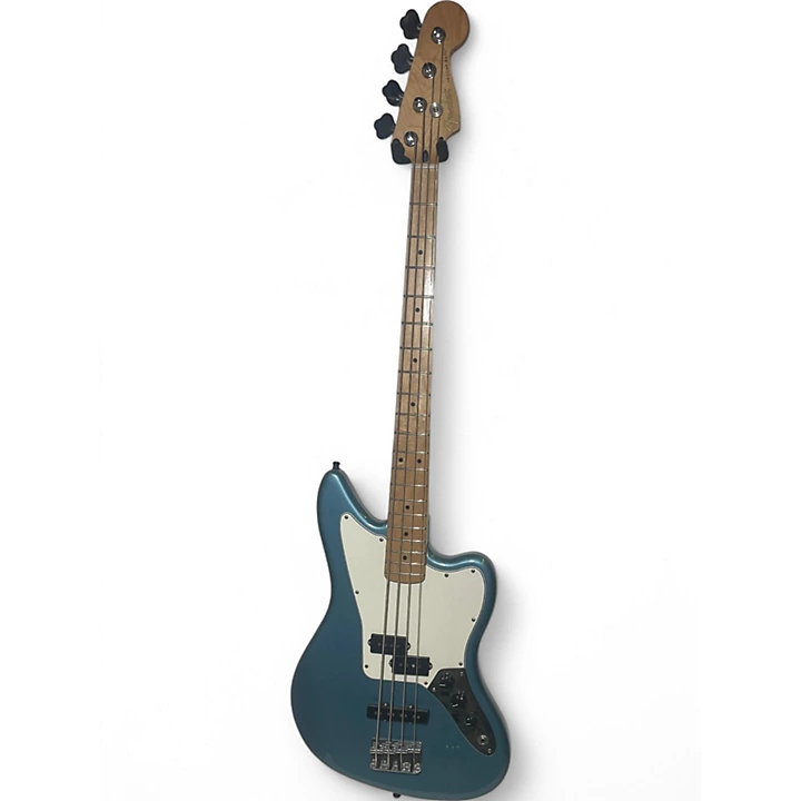 Used Fender JAGUAR BLUE Electric Bass Guitar