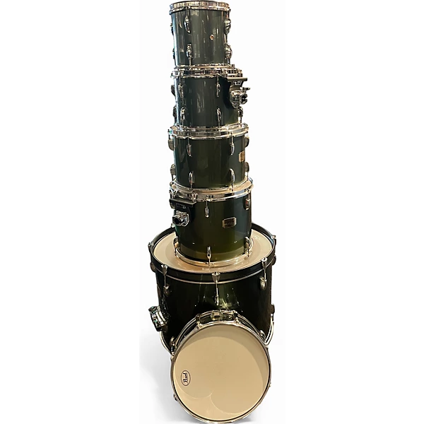 Pearl Used Pearl 6 Piece Export Charcoal Drum Kit.gc