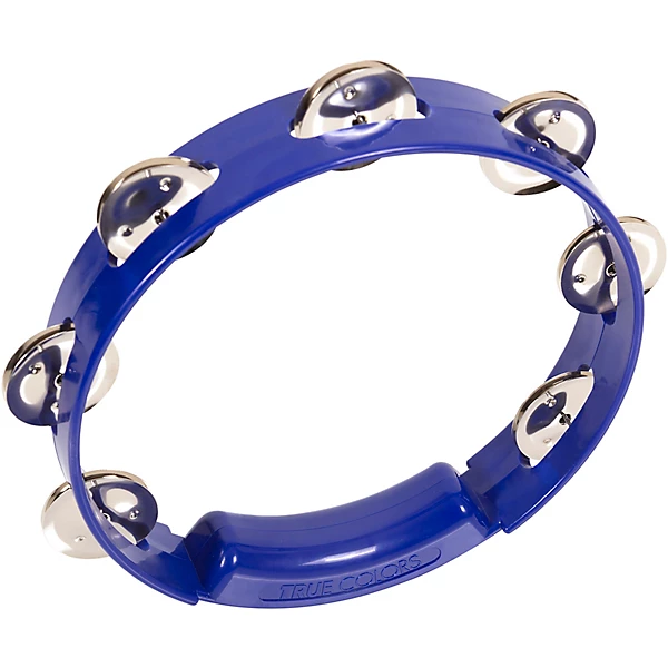 Rhythm Tech True Colors Tambourine Cobalt Blue 8 in.