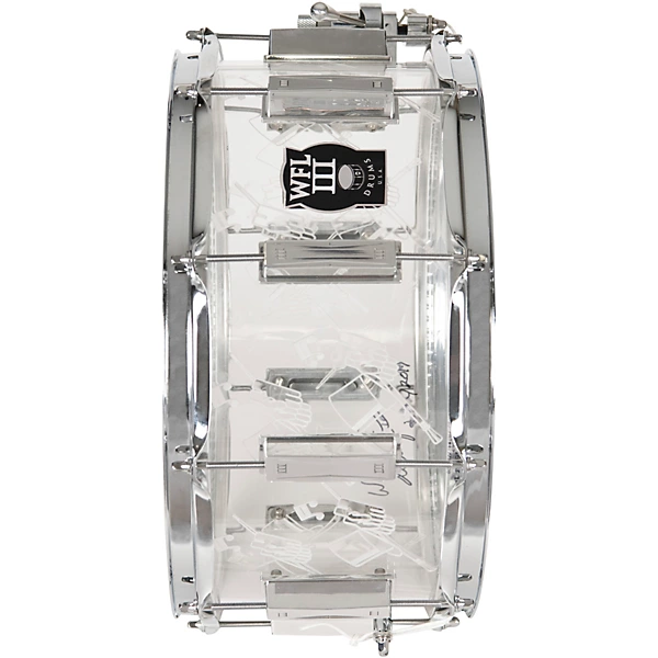 WFLIII Drums Top Hat and Cane Collector's Acrylic Snare Drum With Chrome Hardware 14 x 6.5 in.