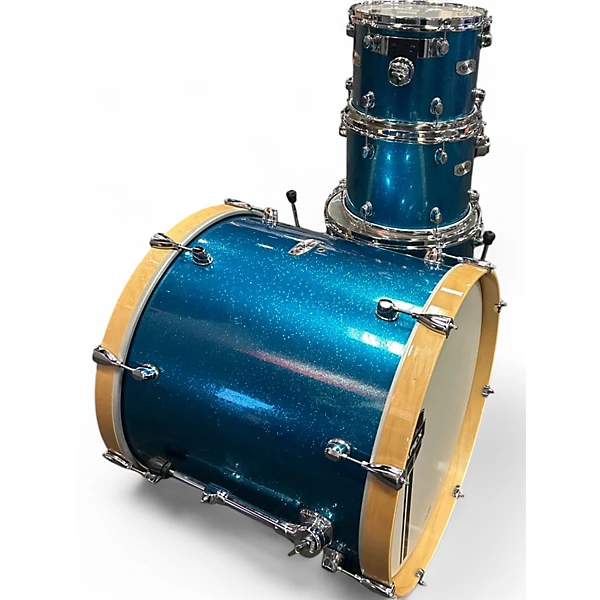 Mapex Used Mapex 4 Piece Pro M Blue Drum Kit.gc