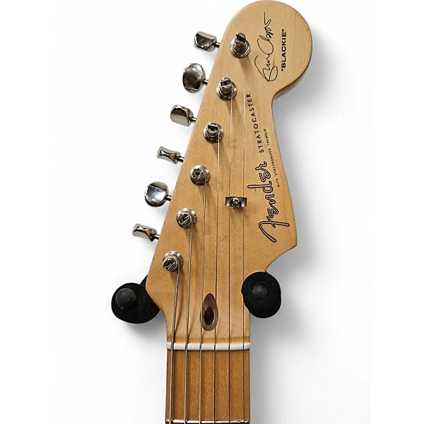 Used 2013 Fender Artist Series Eric Clapton Stratocaster BLACK Solid Body Electric Guitar