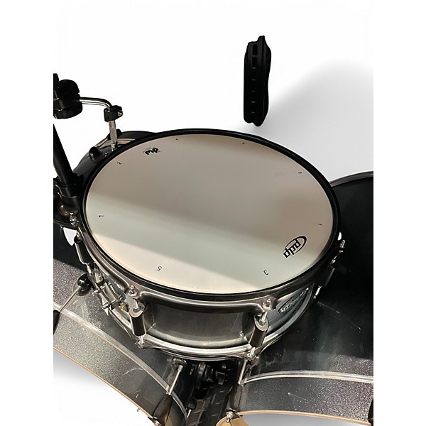 PDP by DW Used PDP by DW 8 Piece DOUBLE DRIVE Gray Drum Kit