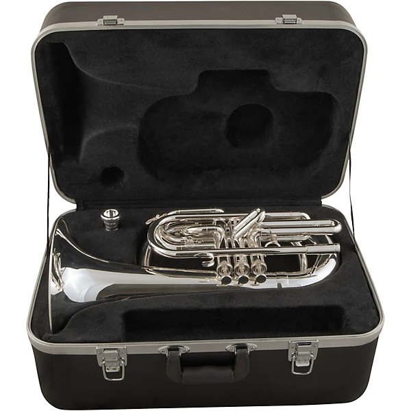 KMB412 Performance Series Large Shank Marching Baritone Silver plated