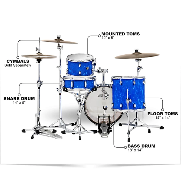 Gretsch Drums Catalina Club Jazz 4 Piece Shell Pack With 18\