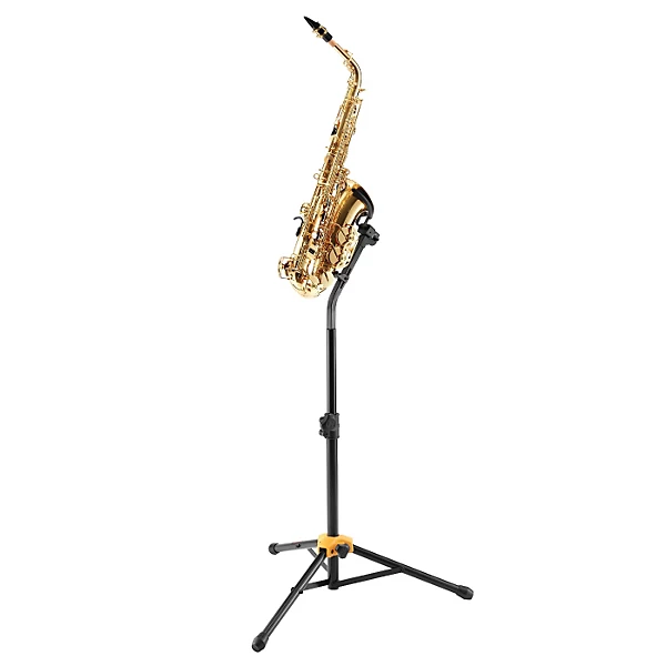 Tall Auto Grab Sax Stand Black