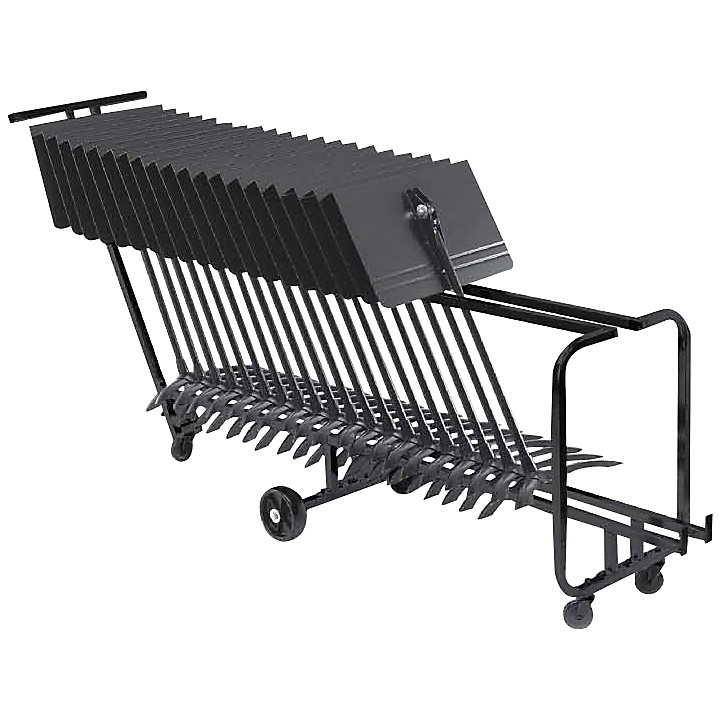 Music Stand Storage Cart Holds 25