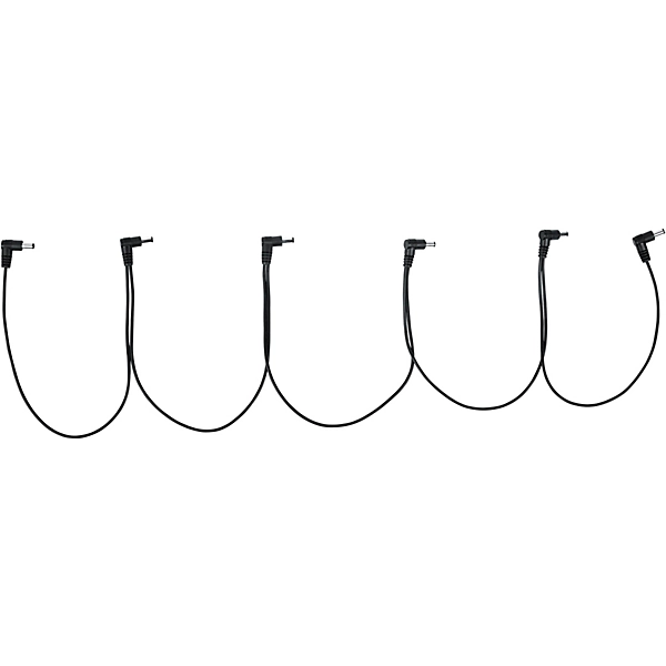 5 Output Daisy Chain Power Adapter Cable with Male Input Barrel Plug