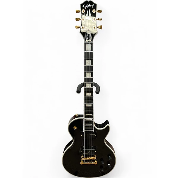 Used Epiphone les paul mkh origions custom Black Solid Body Electric Guitar