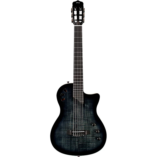 Cordoba Stage Nylon String Electric Guitar Black Burst