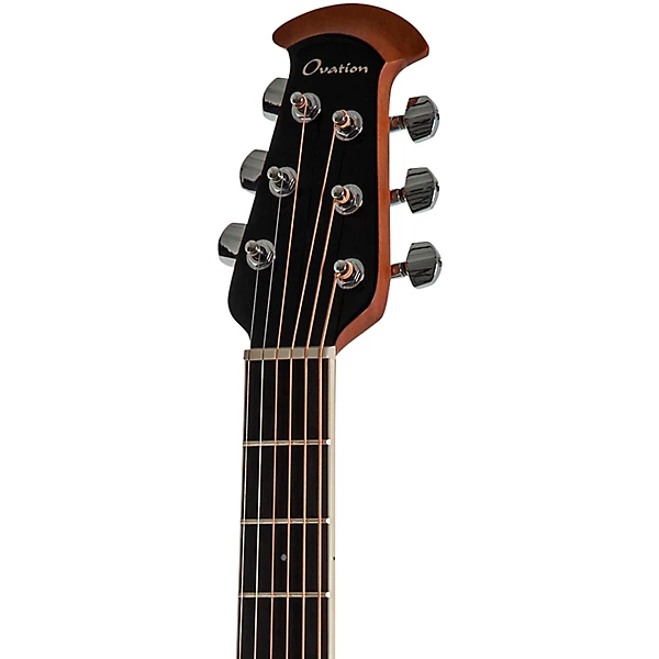 Ovation CS24L 5G Celebrity Series Traditional Mid Depth Left Handed Acoustic Electric Guitar Black