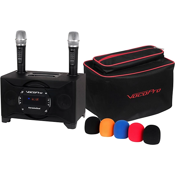 VocoPro KaraokeDual Plus Karaoke System with Wireless Microphones and Bluetooth Level 1 L45112004000000.gc