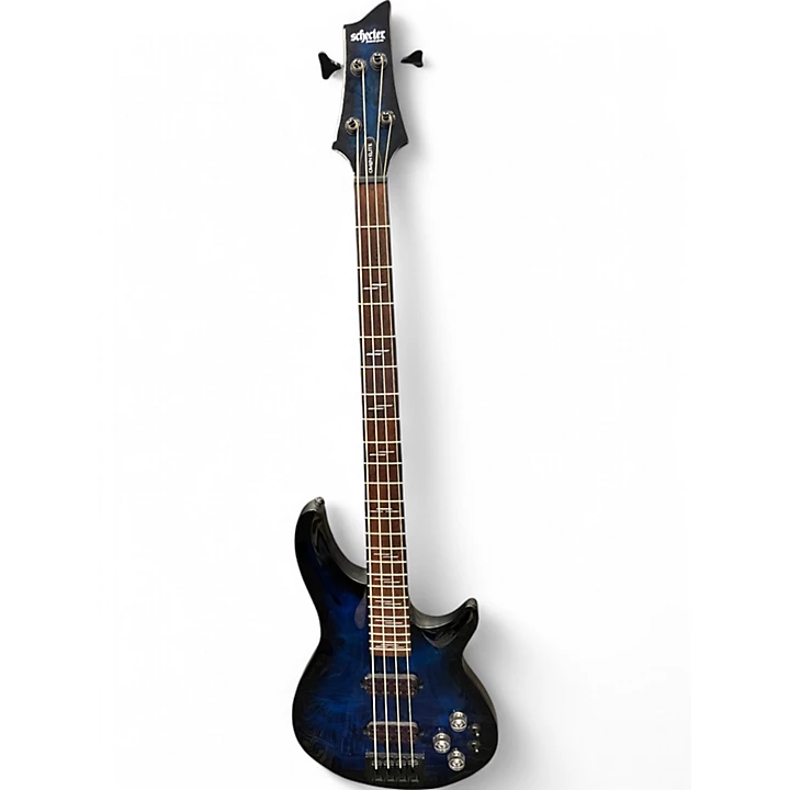 Schecter Guitar Research Used Schecter Guitar Research Omen elite 4 Blue Electric Bass Guitar.gc