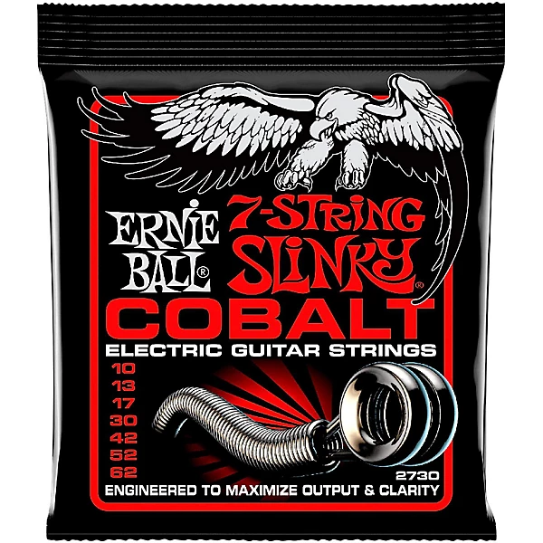 2730 Cobalt 7 String Skinny Top Heavy Bottom Electric Guitar Strings