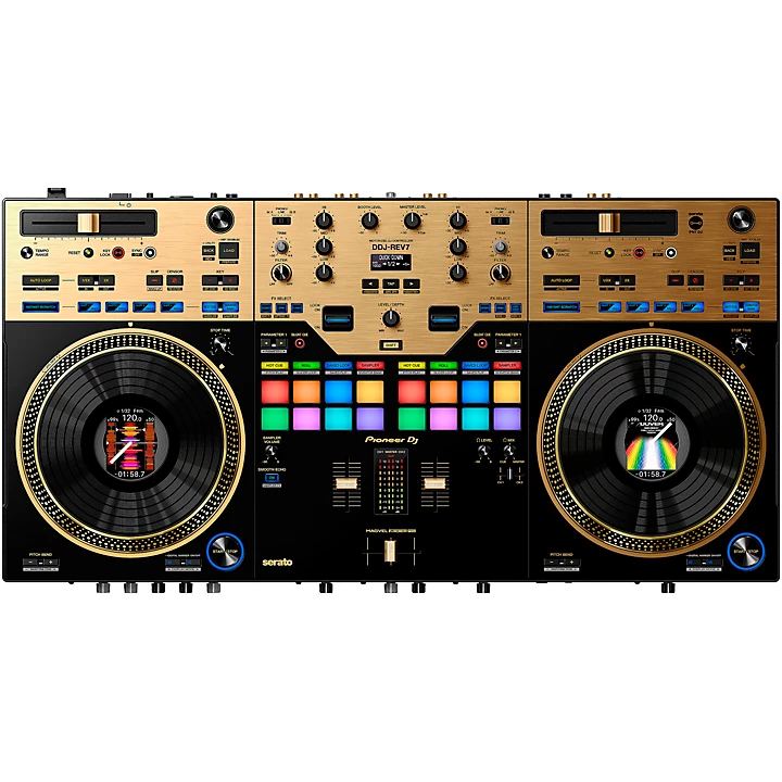 DDJ REV7 N Professional DJ Controller for Serato DJ Pro in Limited Edition Gold