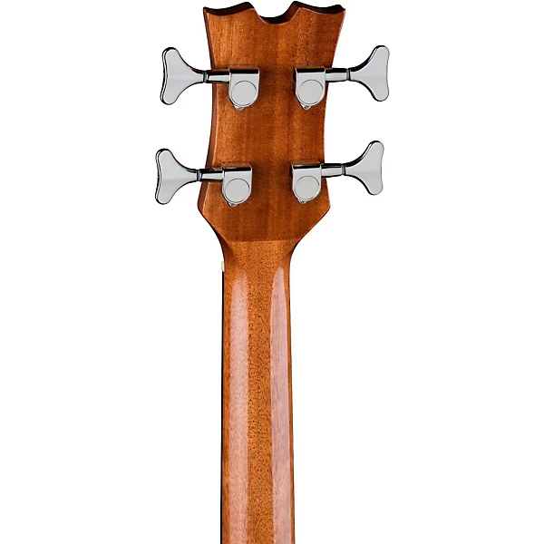 Exotica Quilted Ash Acoustic Electric Bass Guitar Gloss Natural