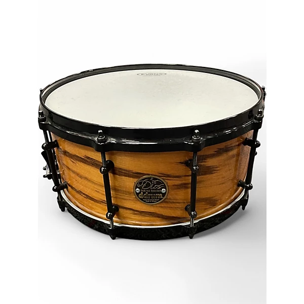 ddrum Used ddrum 65X14 Dios Series Maple Snare Zebrawood Drum.gc