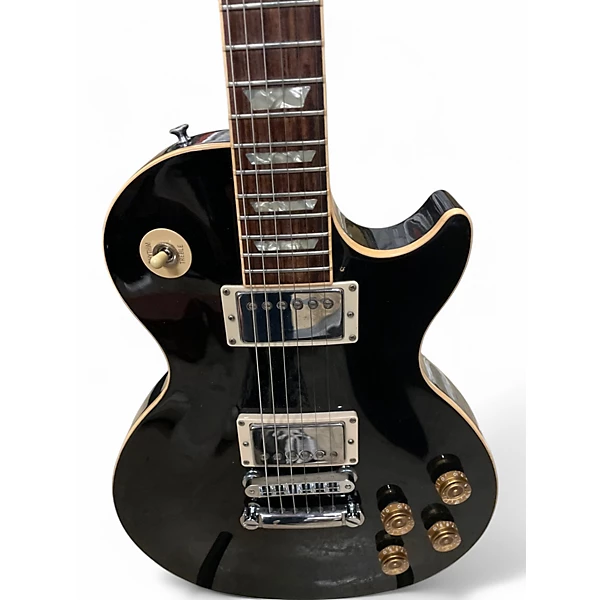 Vintage 1992 Gibson Les Paul Standard Black Solid Body Electric Guitar