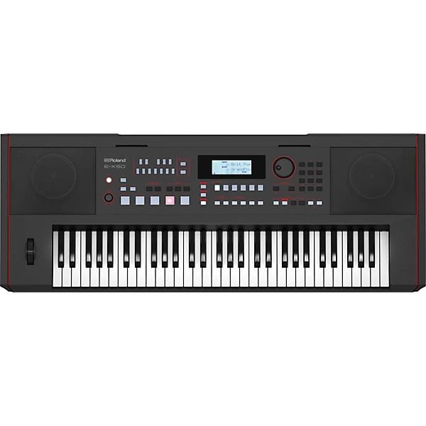 E X50 Arranger Keyboard Essentials Bundle Black