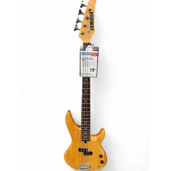 Used Yamaha RBX250 Natural Electric Bass Guitar