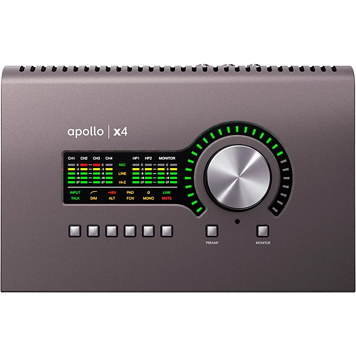 Universal Audio Apollo x4 Heritage Edition Thunderbolt 3 Audio Interface Level 1 L81212004000000.gc