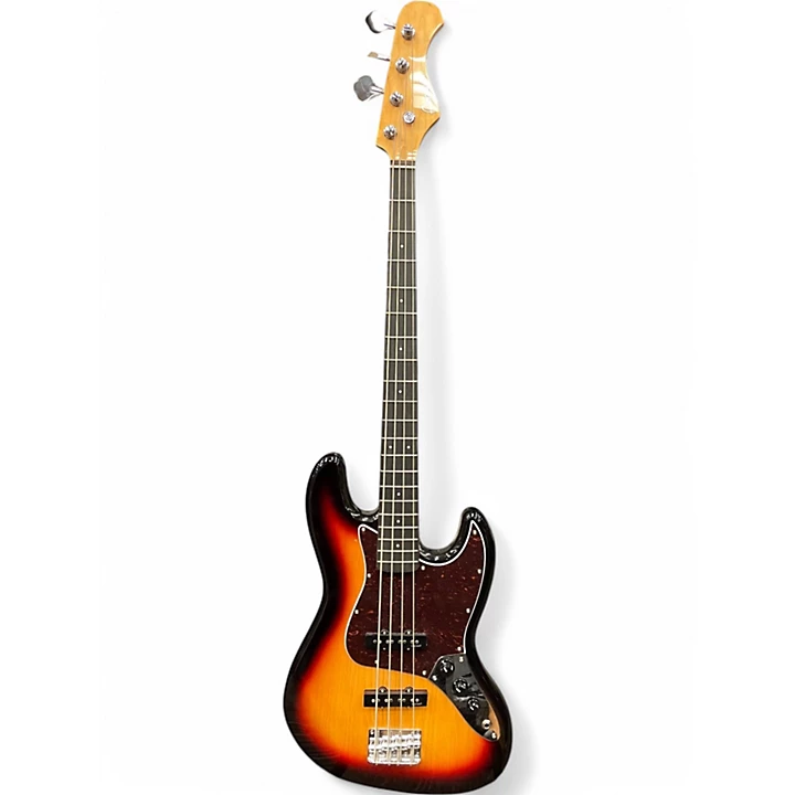Used Amati Jazz Bass Tobacco Burst Electric Bass Guitar