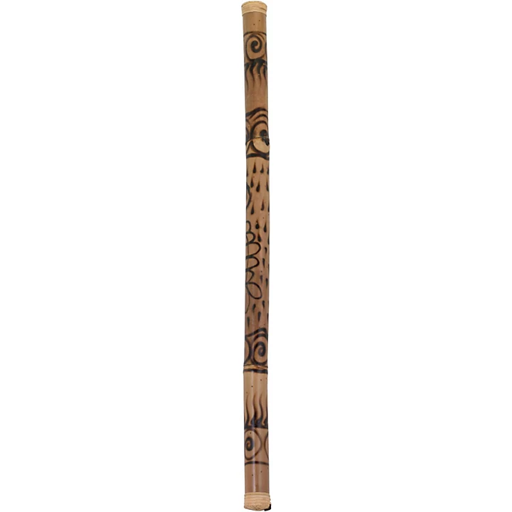 Pearl 48 in. Bamboo Rainstick in Hand Painted Rhythm Water Finish