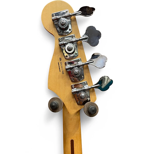 Fender Used Fender Deluxe Active Jazz Bass Olympic Pearl Electric Bass Guitar.gc