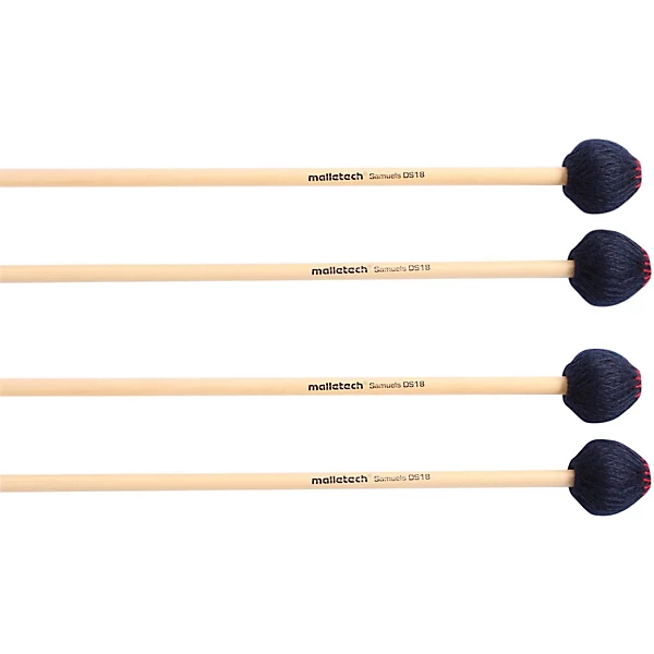 Samuels Vibraphone Mallets Set of 4 2 Matched Pairs Hard