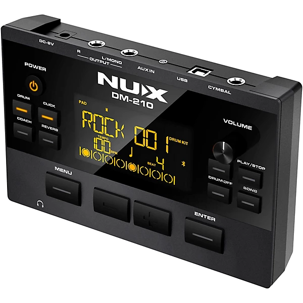 NUX DM 210 Mesh Head Digital Drum Kit Black