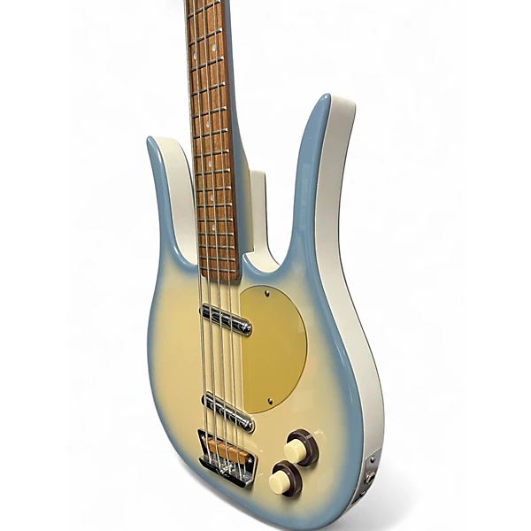 Used Danelectro 58 LONGHORN BLUE BURST Electric Bass Guitar