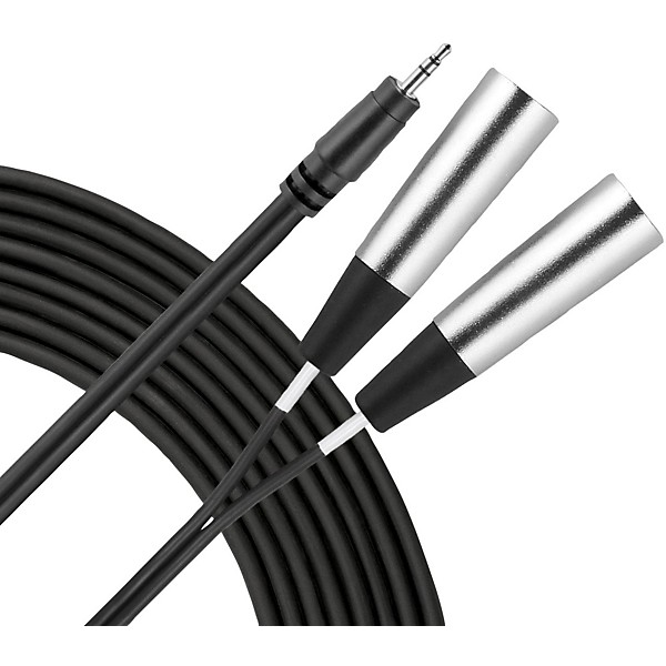 Essential Interconnect Y Cable 35 mm TRS Male to XLR Male 6 ft Black
