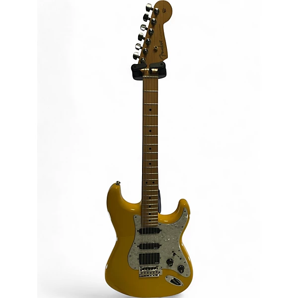 Used 2022 Fender Player Stratocaster HSS Yellow Solid Body Electric Guitar