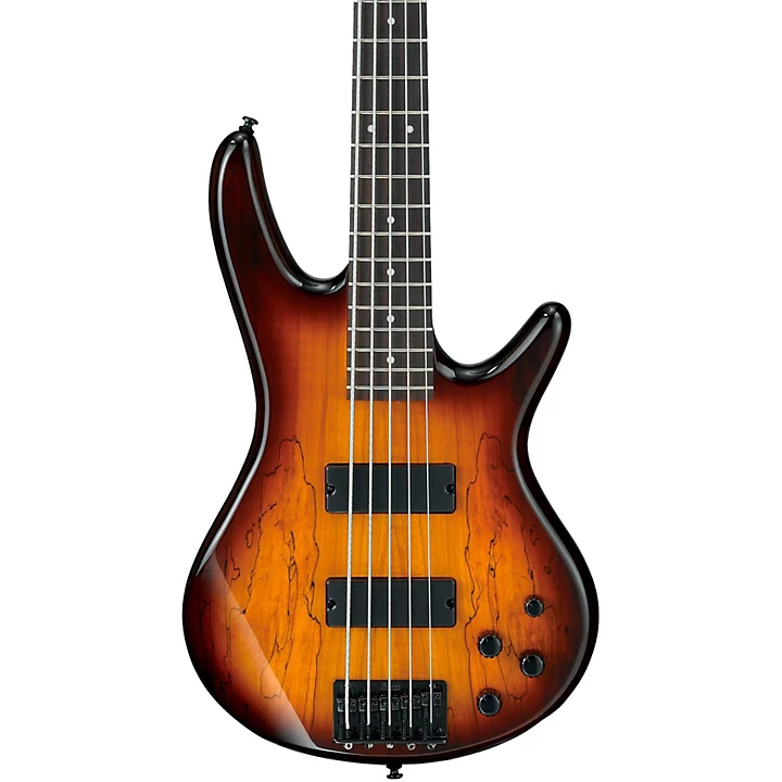 Ibanez GSR205SM 5 String Electric Bass Brown Burst Rosewood fretboard