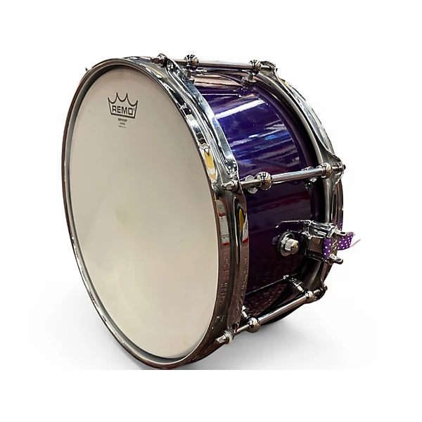 Dunnett Used Dunnett 65X13 Classic Stainless Steel Snare Purple Drum.gc