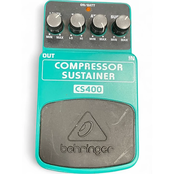 Behringer Used Behringer CS400 Compressor SustainerI46 Effect Pedal Package.gc