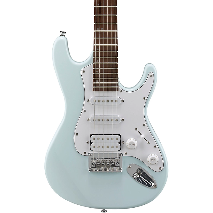 TD100 Short Scale Electric Guitar Powder Blue 3 Ply White Pickguard
