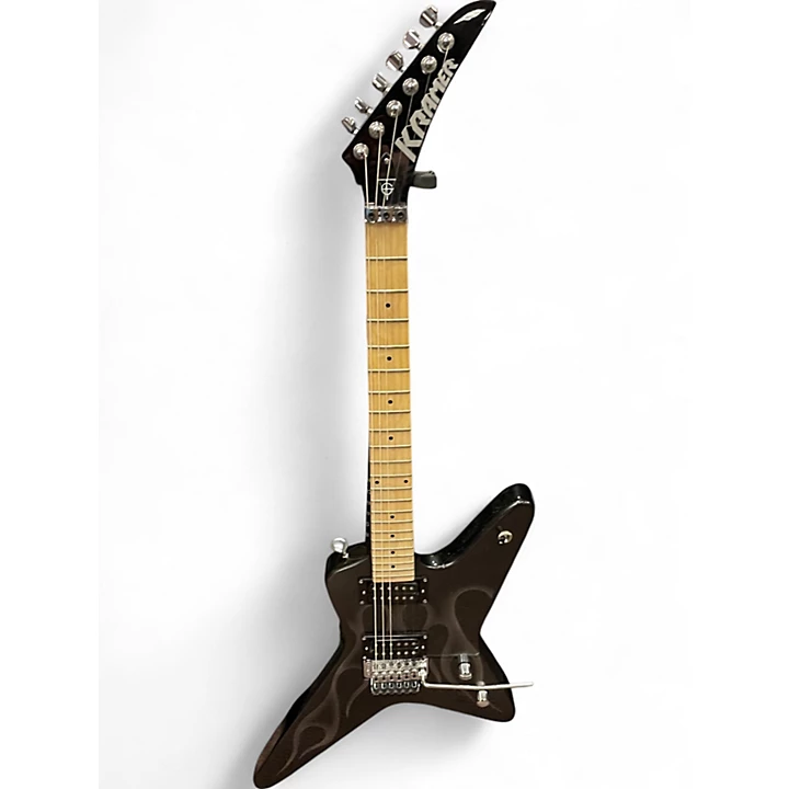 Used Kramer   Tracii Guns Signature Gunstar Voyager Black Metallic Solid Body Electric Guitar
