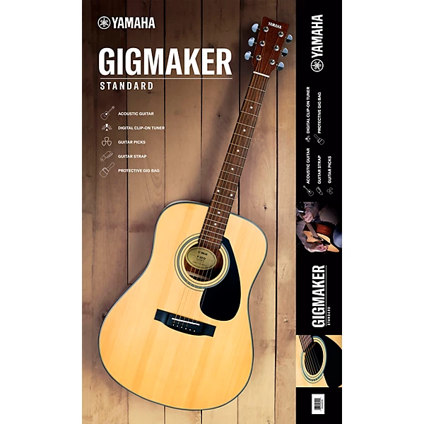 GigMaker Acoustic Guitar Pack Natural