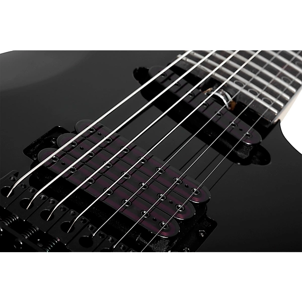 Schecter Guitar Research Sunset 7 String Triad Electric Guitar Level 2 Gloss Black